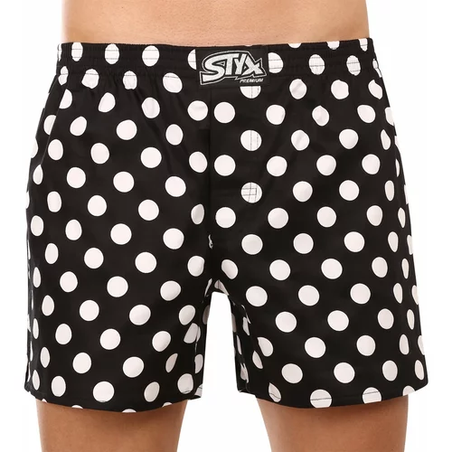 STYX Men's shorts premium art classic rubber polka dots