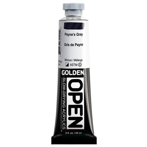  GOLDEN OPEN akrilna boja koja se sporo su&amp;scaron;i 59 ml | 7240 Payne&amp;#039;s Grey Slike