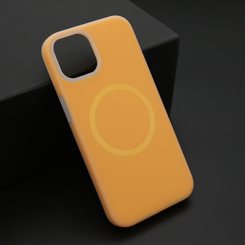 Maska pastel color magsafe za iphone 14/ narandžasta Slike
