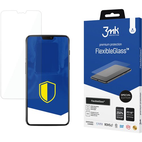 3mk ONEPLUS 6 FLEXIBLEGLASS SPECIAL EDITION KALJENO STEKLO ZA TELEFON, (22000320) Slike
