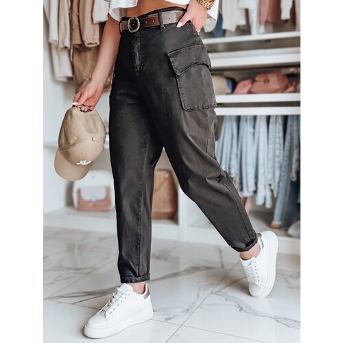 DStreet Spodnie damskie baggy GOTRENDI czarne Slike