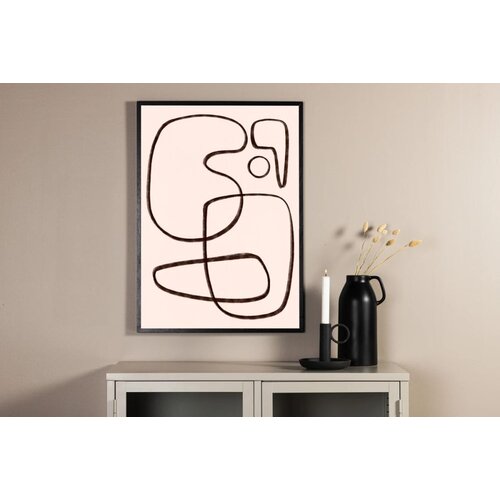 Venture Home poster Line Art 50 &amp;times; 70 cm, bijeli Slike