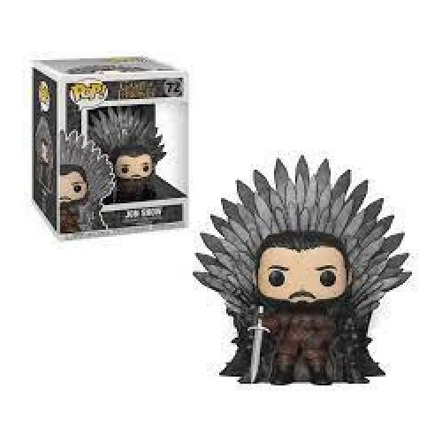 Funko Game of Thrones POP! Deluxe - Jon Snow Sitting on Iron Throne ( 043100 ) Cene