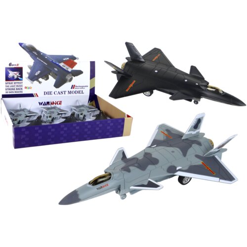 Model of a Friction Driven Airplane, black or gray Cene