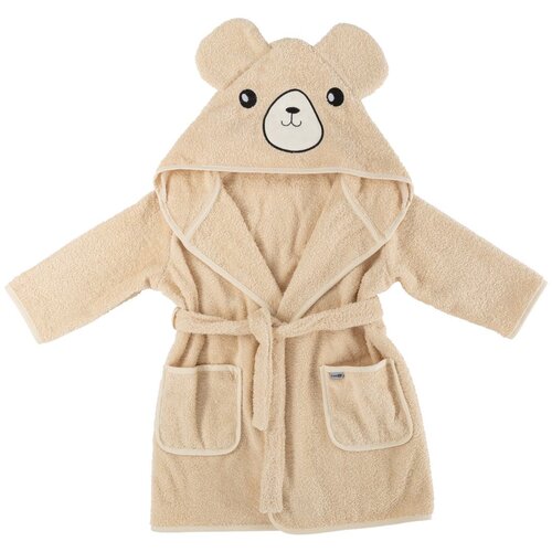 Bubaba by FreeON ogrtač za kupanje sa &amp;scaron;tikom medo, 86/92/98 beige Slike