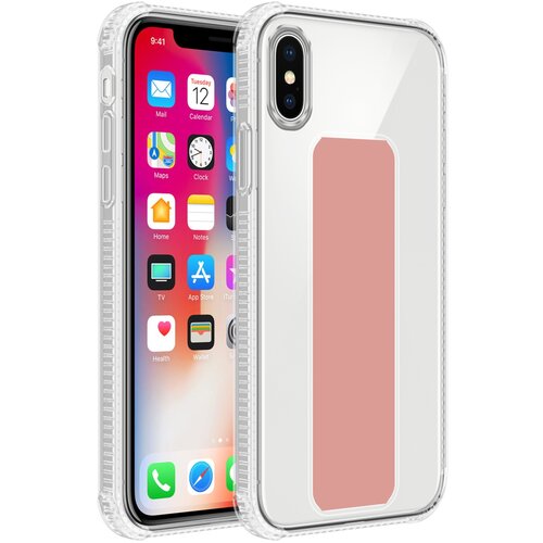 Cadorabo Ohi&scaron;je, združljiv z Apple v Pink - za&scaron;čitni pokrov, narejen iz fleksibilnega silikona TPU z držanjem in stojalo, (20596517) Cene