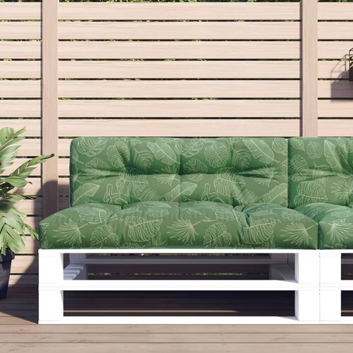  Jastuk za palete s uzorkom li&scaron;ća 120 x 40 x 12 cm od tkanine Cijene