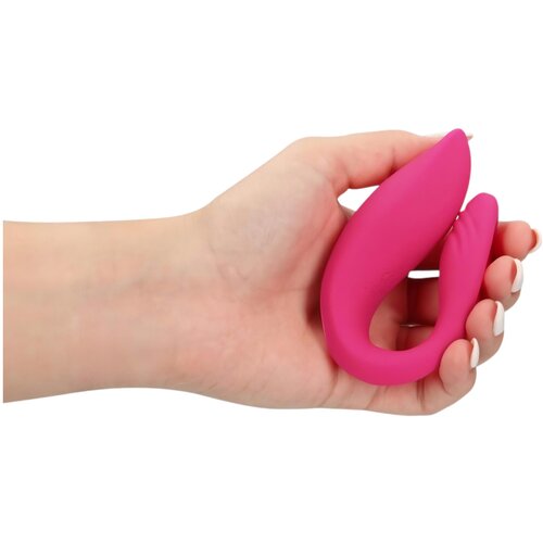Shots Loveline - punjivi, radio vibrator za par (roza) Slike
