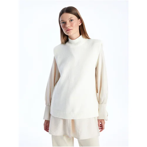 LC Waikiki Women's Half Turtleneck Straight Knitwear Sweater