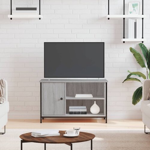 The Living Store TV omarica siva sonoma 80x40x50 cm inženirski les - TV Omarica, (21434648) Cene