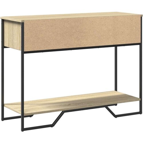  Konzolni stol boja hrasta 100 x 35 x 74 5 cm konstruirano drvo Slike
