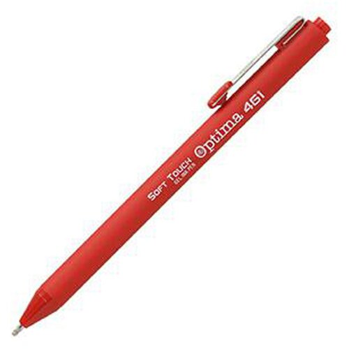 Optima Gel pisalo Soft Touch, 0.7 mm, rdeče Cene