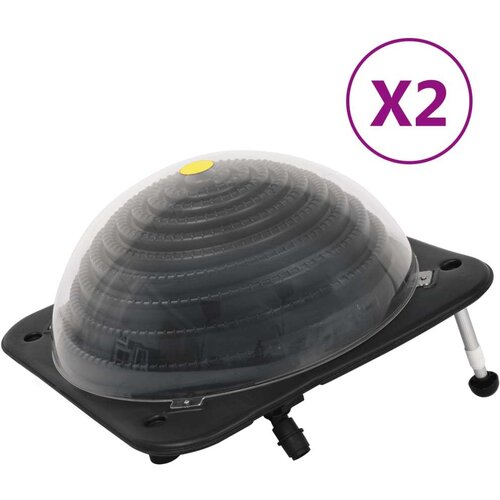  Grijači za bazen 2 kom 75 x 75 x 36 cm HDPE aluminijski Cijene