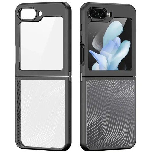 Dux ducis Aimo &amp;ndash; premium za&amp;scaron;čitna maska za Samsung Galaxy Z Flip5 5G črna Slike