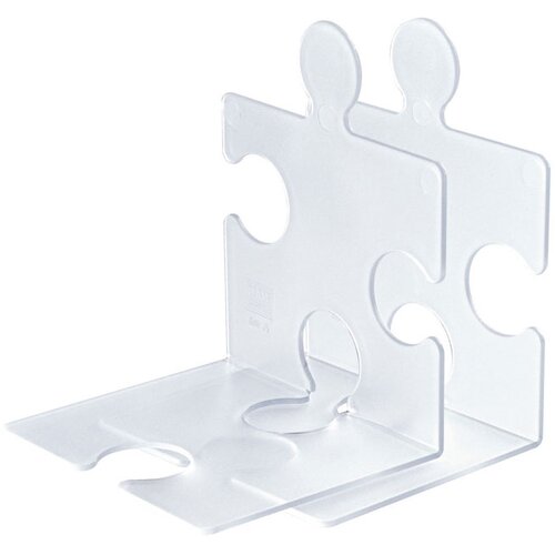 Han držalo za knjige/cd-je puzzle, prosojna, 2 kosa Cene