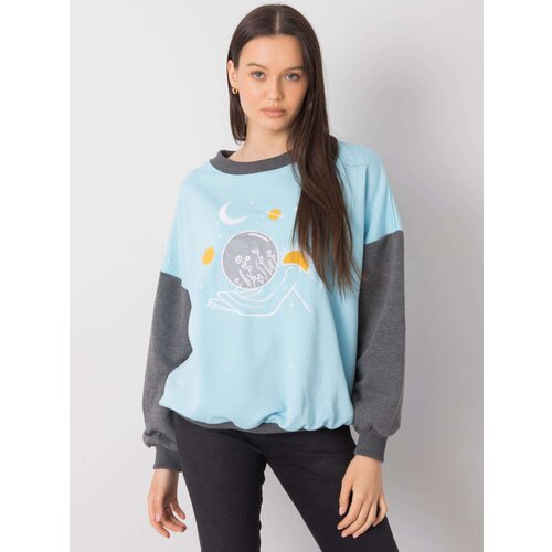 FANCY Sweatshirt-FA-BL-6932.22P-light blue Cene