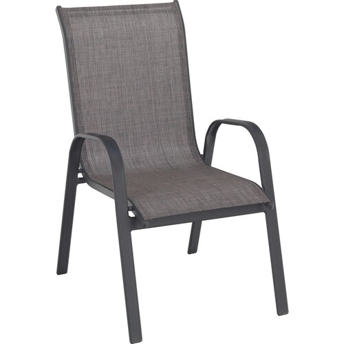 XORA STOL aluminij, jeklo antracit, rjava Cene