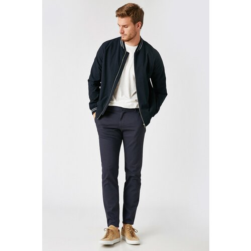 Koton Men&amp;#039;s Navy Blue Brad Jean Trousers Slike