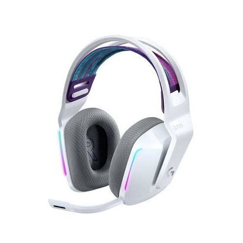 Logitech G733 Lightspeed Wireless RGB Gaming Headset, White Cene