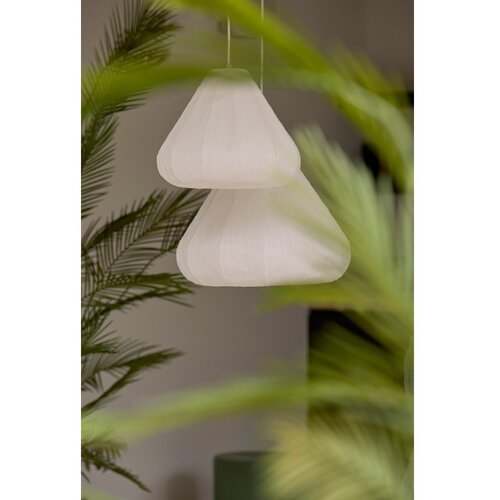 Light &amp;amp; Living Krem viseća svjetiljka s papirnim sjenilom &amp;oslash; 10 cm Sarella &amp;ndash; Slike
