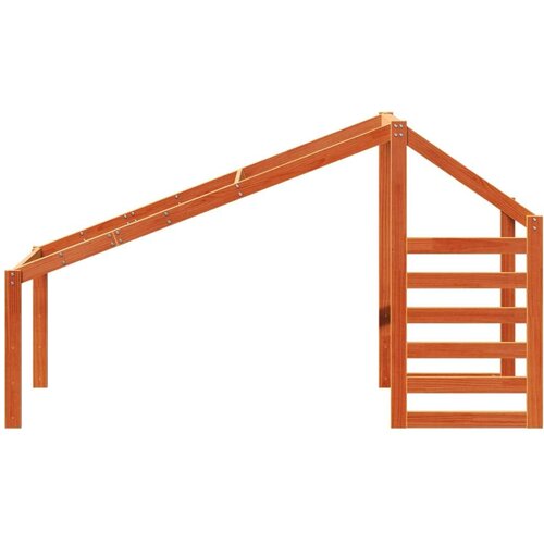 vidaXL Krov za dječji krevet voštano smeđi 198 x 97 x 113 cm borovina Cene