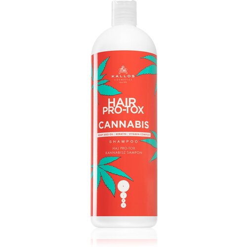 Kallos Hair Pro-Tox Cannabis regeneracijski &amp;scaron;ampon s konopljinim oljem 1000 ml Slike