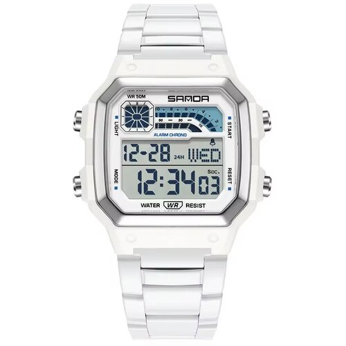 Sanda Digitalni sat BI-41799 - Bijeli / Srebrni Cijene