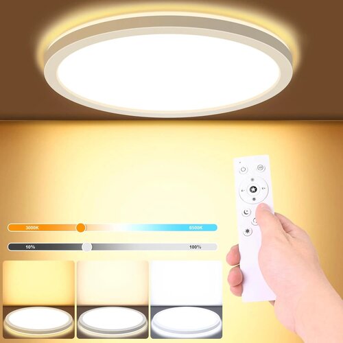 LEZOE 22cm LED stropna svetilka z daljincem Slike