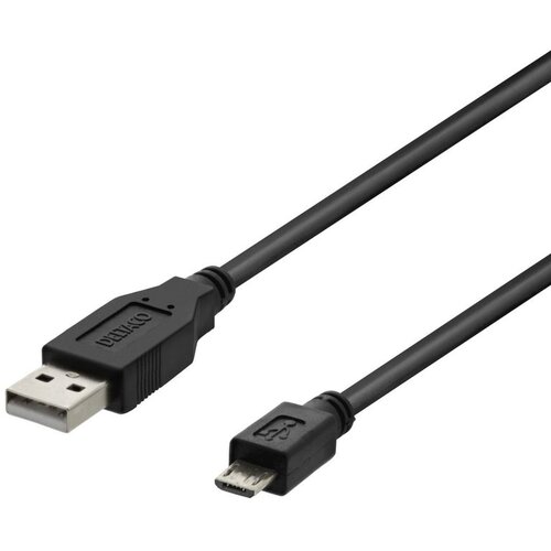 Deltaco USB-A 2.0 na USB Micro-B Kabel, 5-pinski, 1m, Crni Cijene