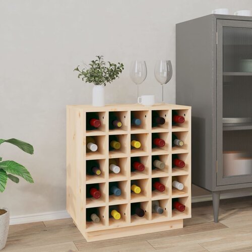 vidaXL Ormarić za vino 55,5 x 34 x 61 cm od masivne borovine Cijene