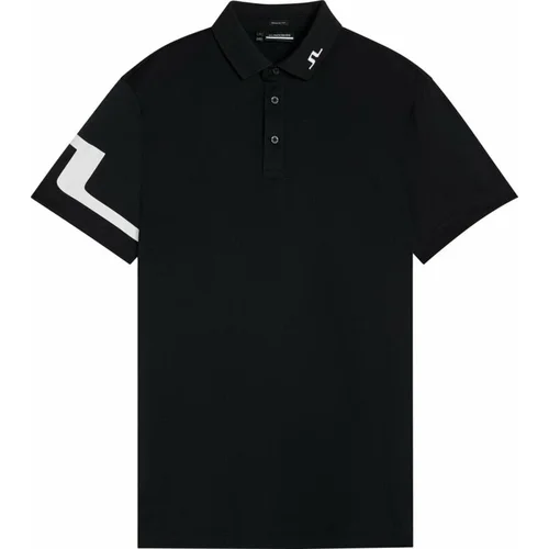 J.Lindeberg Heath Regular Fit Golf Polo Black XL