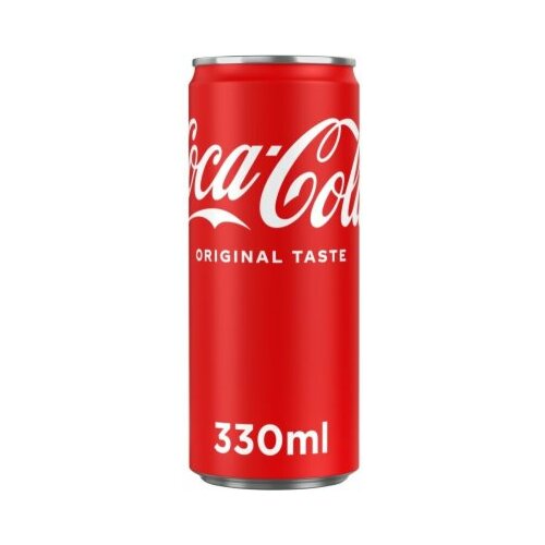 Coca-Cola gaziran sok 330ml limenka Slike
