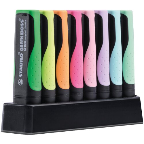 Stabilo osvetljevalec GREEN BOSS Pastel, set 8 pogrinjkov, (21656284) Cene