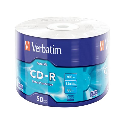 Verbatim CD-R 52x 700MB, 50 kom Cene