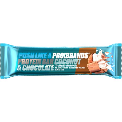 PRO BRANDS Proteinska čokoladica - 45 g kokos Slike