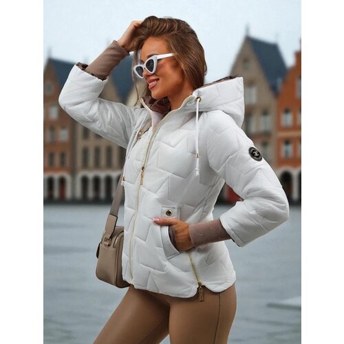 Resti Women&amp;#039;s Quilted Jacket with Hood and Cuffs on Sleeves Silent Ridge Slike
