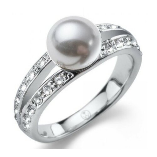 Ženski oliver weber pearl play crystal prsten sa swarovski perlom l ( 41156l ) Slike