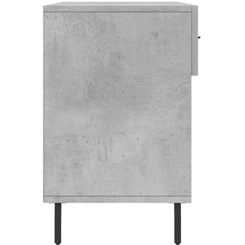  Klupa za cipele siva boja betona 102x35x55 cm konstruirano drvo Slike