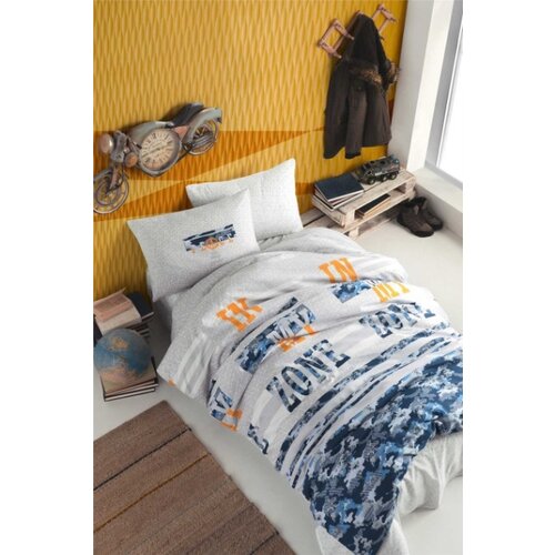 posteljina cotton life 160x220cm freezone mavi ( VLK000389-freezonemavi ) Slike