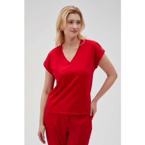 Marisse Women's T-Shirt L-Ts-4621 Red Cene