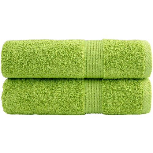 VidaXL Premium brisače za roke SOLUND 2 kosa jabolčno zelene 50x100 cm 600 g/m&amp;sup2;, (5000307684) Slike
