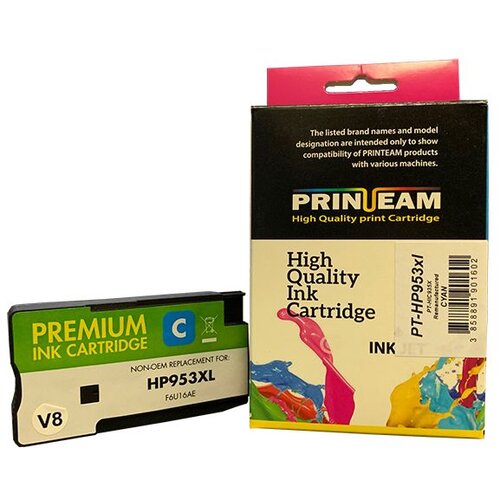  Tinta Print-Team HP 953XL Cyan 1600str. Remanufacture Slike