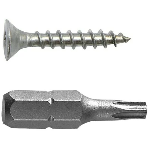 BaukulitVox Vijak za postavljanje daska za terasu (Plemeniti čelik, Promjer: 3,5 mm, Duljina: 20 mm)