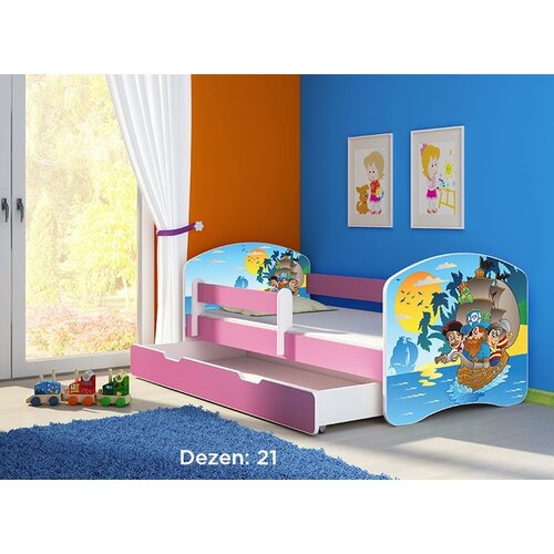 ACMA Krevet za decu Pink sa fiokom 180x80 2 21 Cene