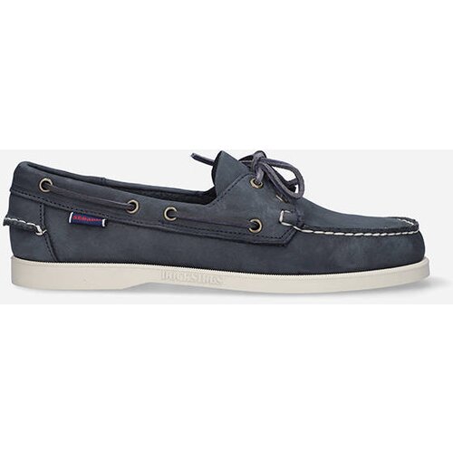 Sebago Docksides Portland noro 70015h0 modra mornarica čevlji Slike