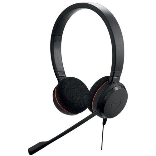 Jabra Slu&scaron;alice Evolve 20 Stereo UC / Žične / USB-C / USB / Mikrofon / Black Cene
