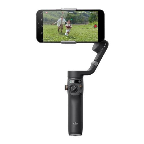Dji Osmo Mobile 6 Gimbal Crna3-osna stabilizacija,prenosnai sklopiva, ugrađena produzena sipka Slike