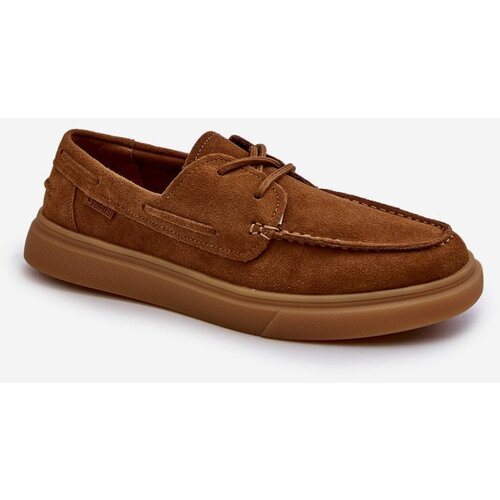 Big Star Suede men's loafers Brogues Big Star Camel Cijene