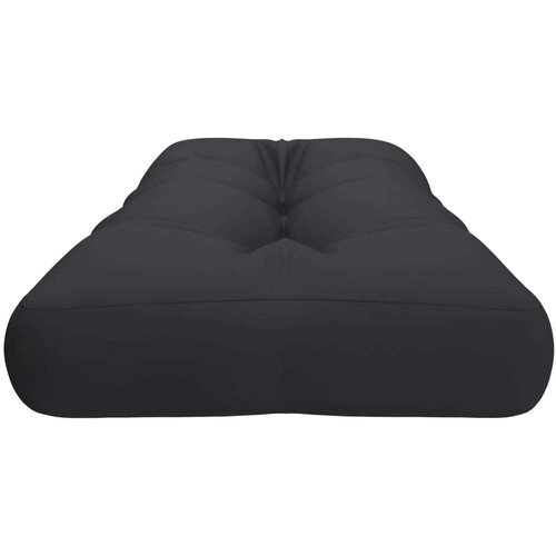 vidaXL Jastuk za palete crni 120 x 40 x 12 cm od tkanine Cijene