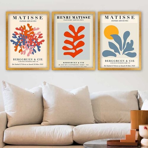 Wallity Set uramljenih slika 3AC_UN161162 , 3 Dela Cene